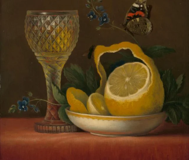 Still Life with Lemon and Cut Glass